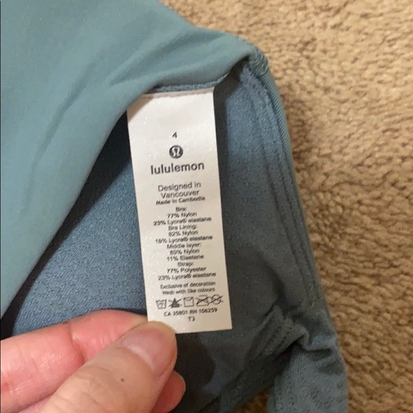 ❌ Sold ❌ Lululemon Tidewater Teal Free To Be Bra - Picture 7 of 11